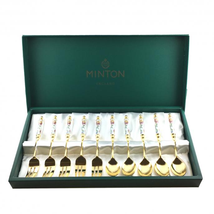 Minton Hadon Hall Tea Poon & Cake Fork (Finishing) 10pcs