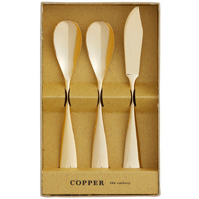 COPPER the cutlery　Gold mirror 3pcs