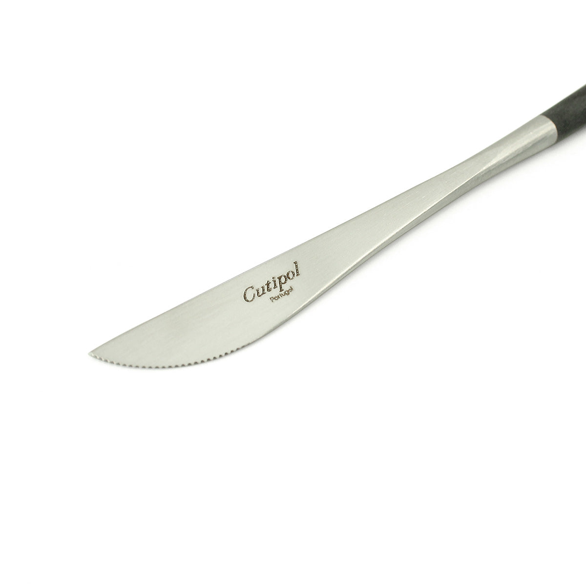 Cutipol　GOAブラック 　シルバー　デザートナイフ