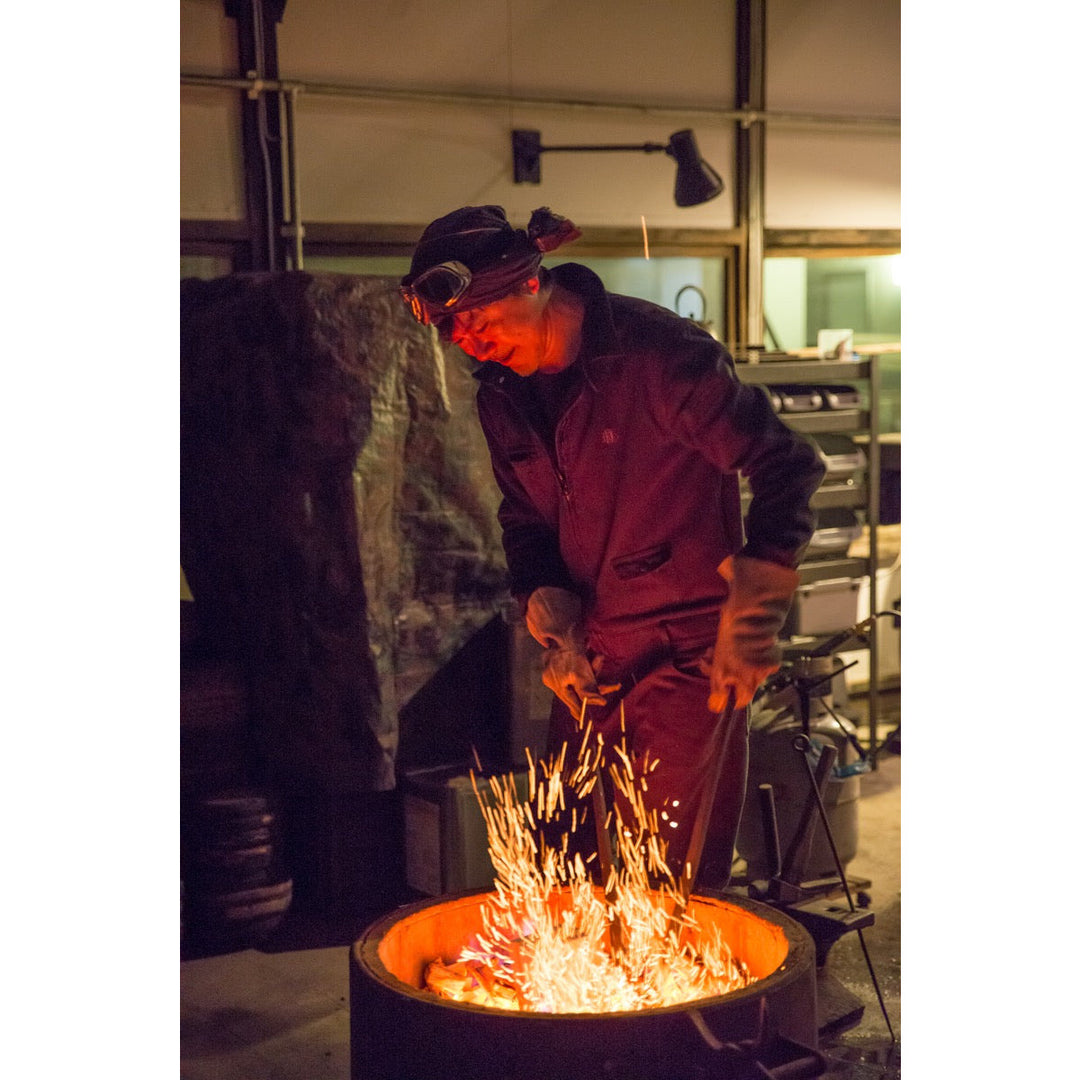 南部鉄器 空間鋳造 鉄瓶 Egg 大 ピュアブラック/アンティークブラウン