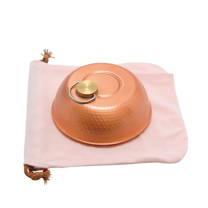 純銅ドーム型湯たんぽ（小）