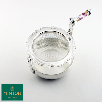 MINTON　回転ティーストレーナー（銀仕上げ）