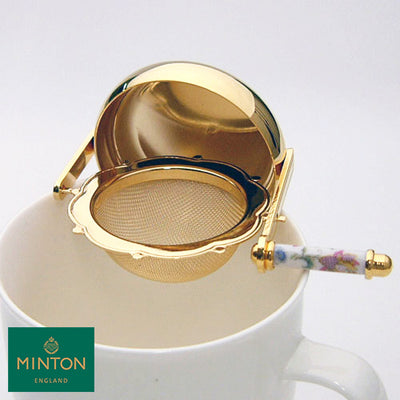 MINTON　回転ティーストレーナー（金仕上げ）